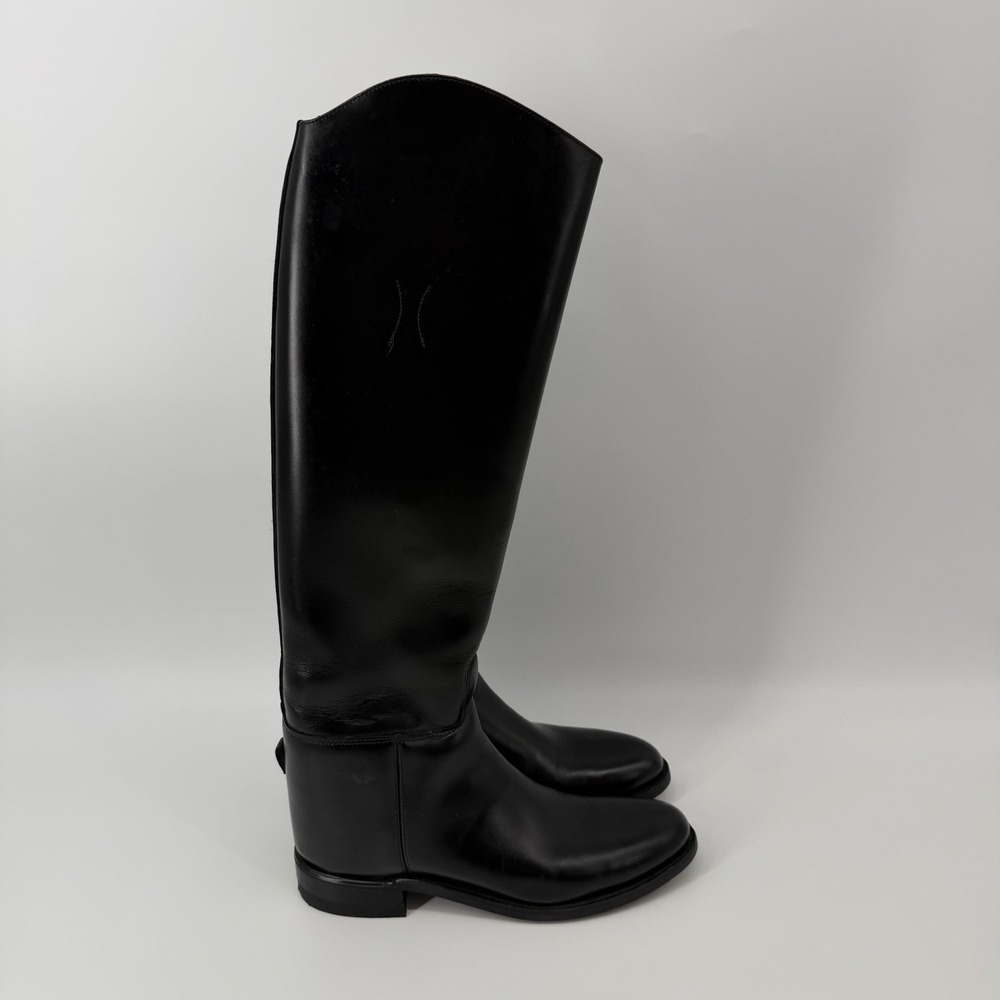Effingham By Bond Boot Company Women's Black Leather Riding Boots Size 8.5